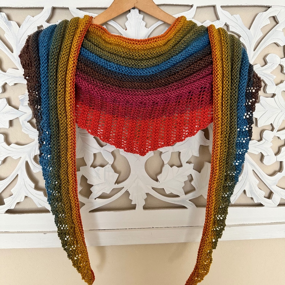 Hand Knit Scarf - Picture 2 of 4